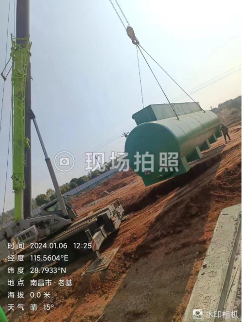 江西南昌污水管网工程污水处理站设备案例